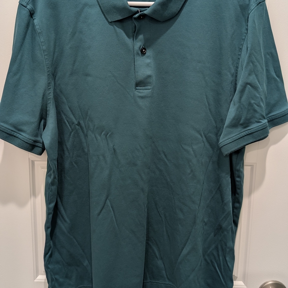 UNTUCKit Men's Dark Teal Polo Shirt